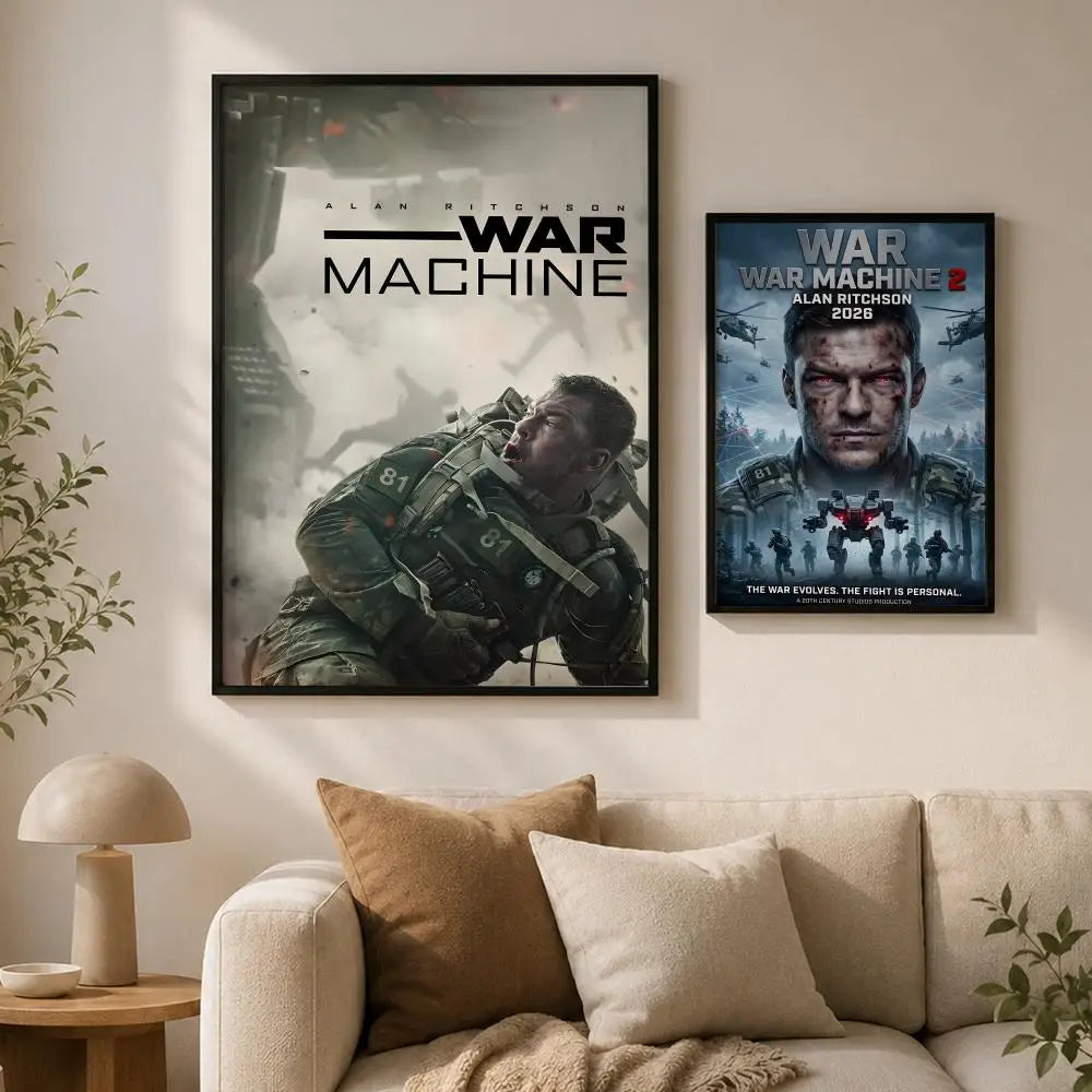 War Machine PVC Wall Poster – Peel & Stick HD Art Decal Wall Art Poster Axl