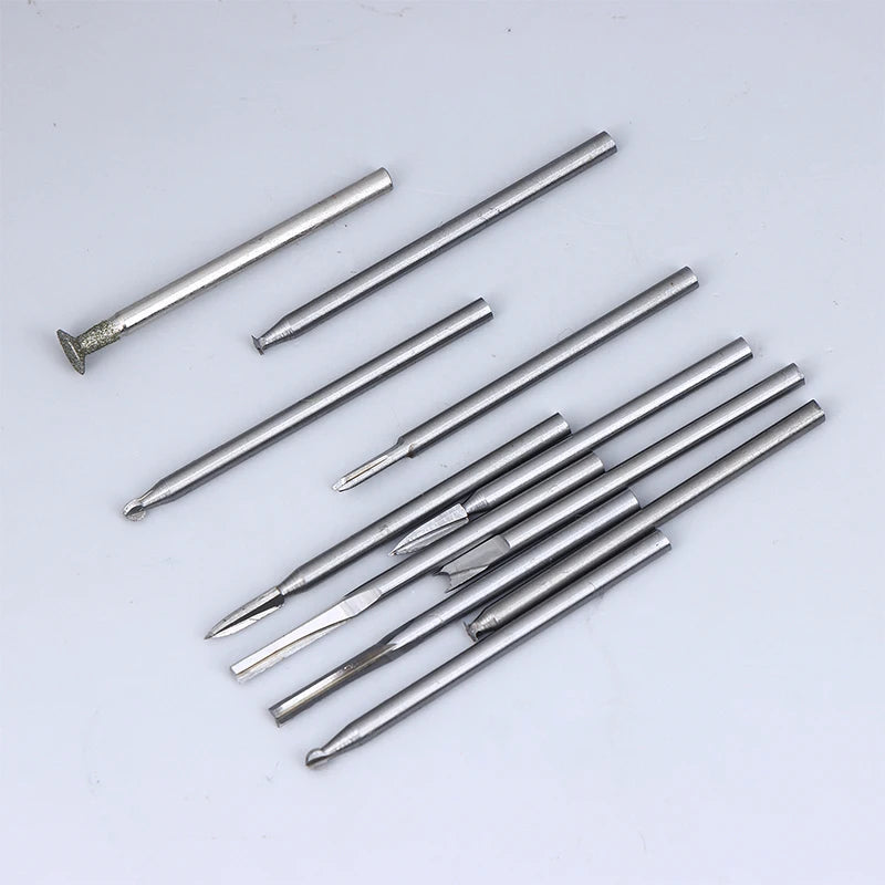 Wood Carving Drill Bits 5/6Pcs – 3mm Shank for Dremel Tools Rotary Carving Bits Axl