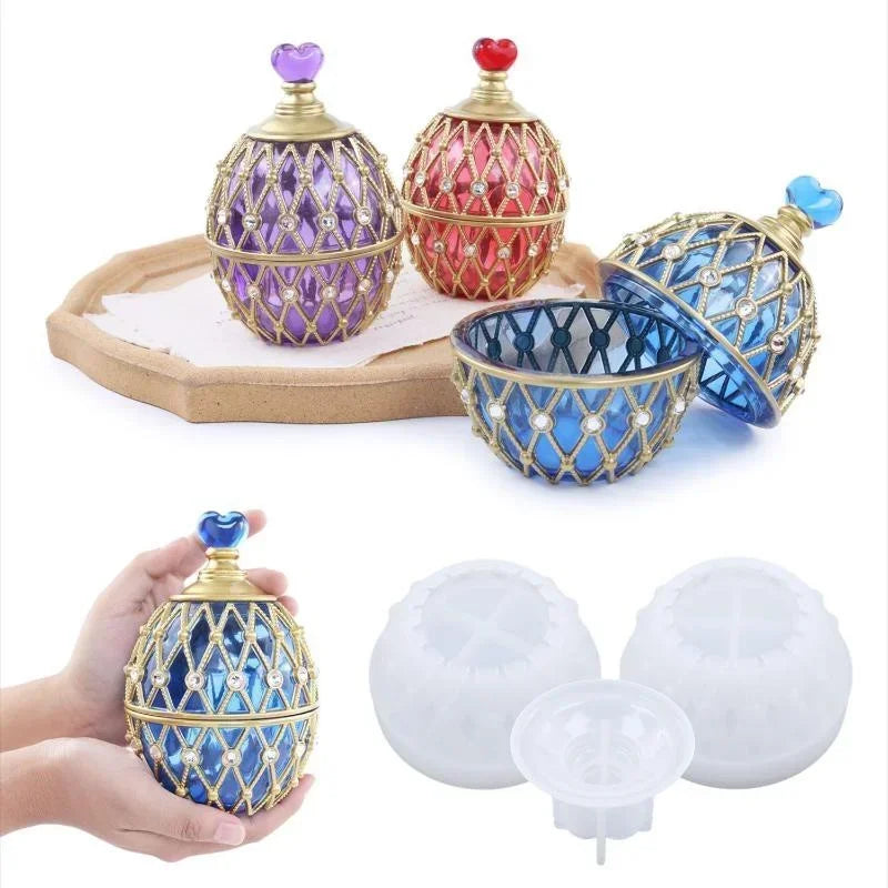 Egg Shape Silicone Resin Mold – DIY Epoxy Jewelry & Decor Silicone Resin Mold Axl