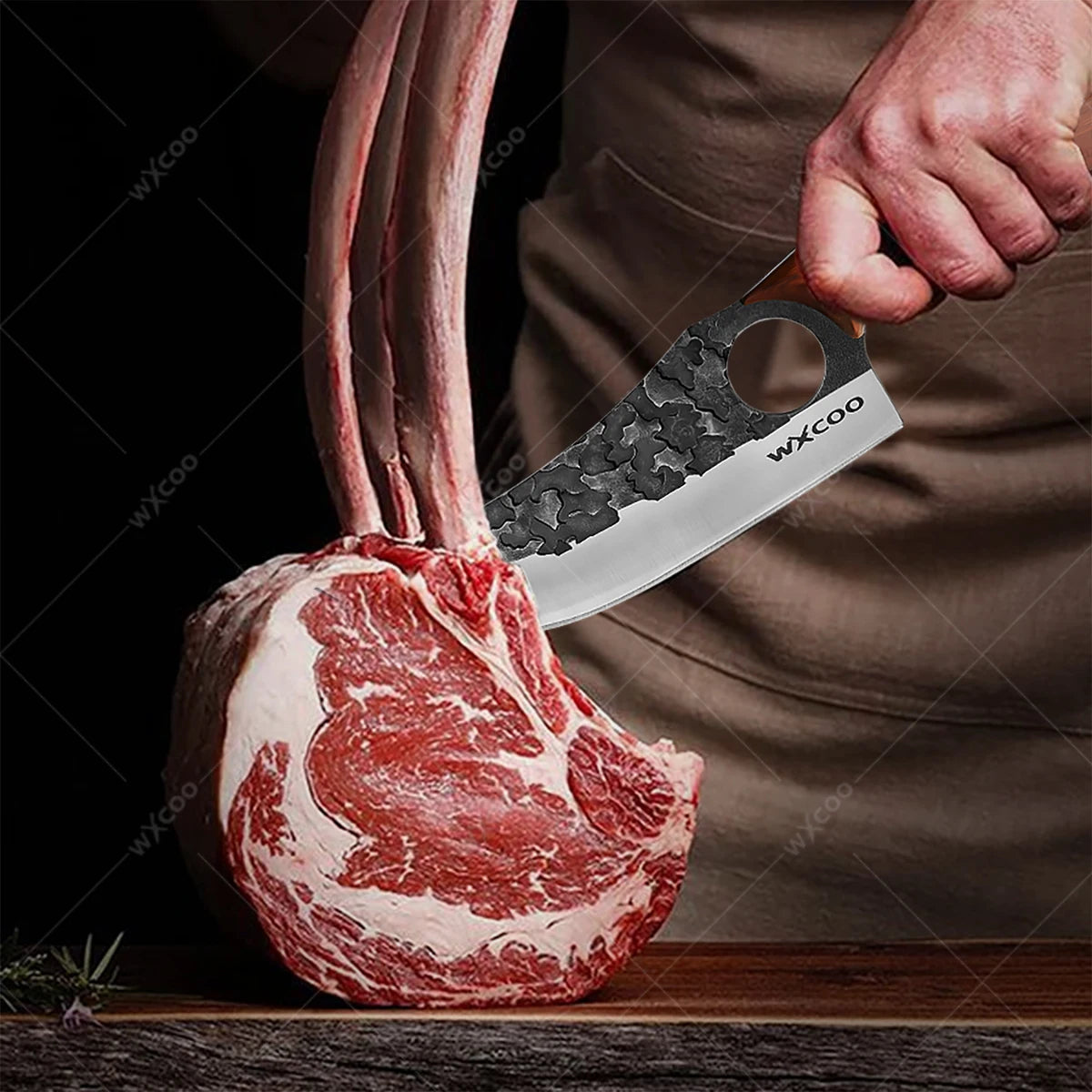 Japanese Santoku Chef's Knife Set – Laser-Textured Stainless Steel Chef's Knife Set Axl