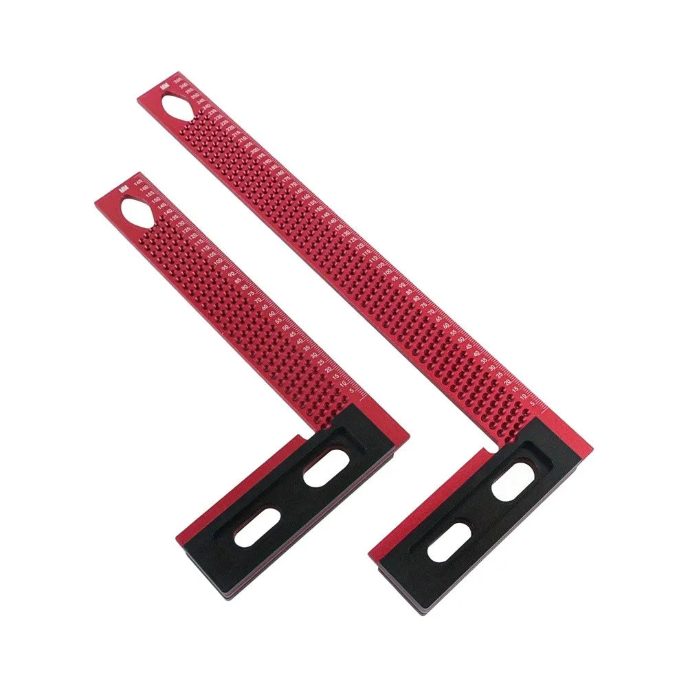 Aluminum Woodworking Right Angle Ruler & Carpenter Square Gauge Carpenter Square Ruler Axl