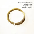 Car Windshield Removal Wire Rope – 0.8mm x 22M Steel Cutter Auto Glass Removal Tool Axl 1PC