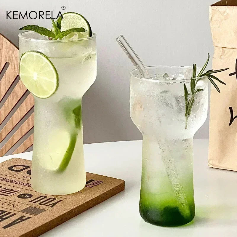KEMORELA Borosilicate Glass Cup 400/500ml – Hot & Cold Drinks Borosilicate Drinking Glass Axl