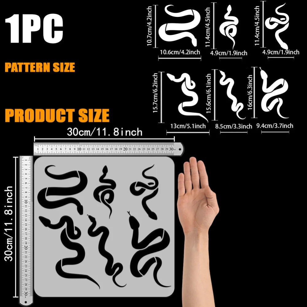 Tree of Life Stencil 11.8" – Reusable Damask DIY Craft Template Craft Stencil Axl AECH04-03663