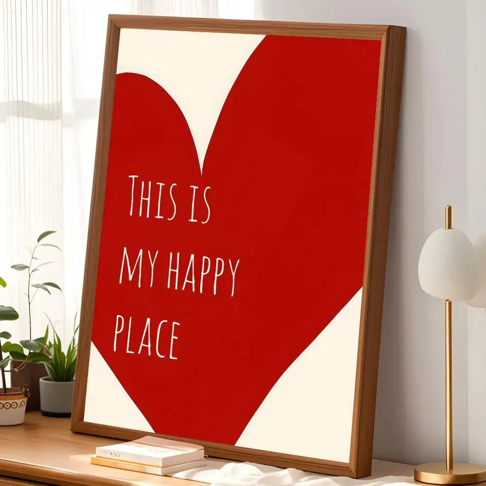 This Is My Happy Place Self-Stick Wall Art Poster | HD Décor Wall Art Poster Axl