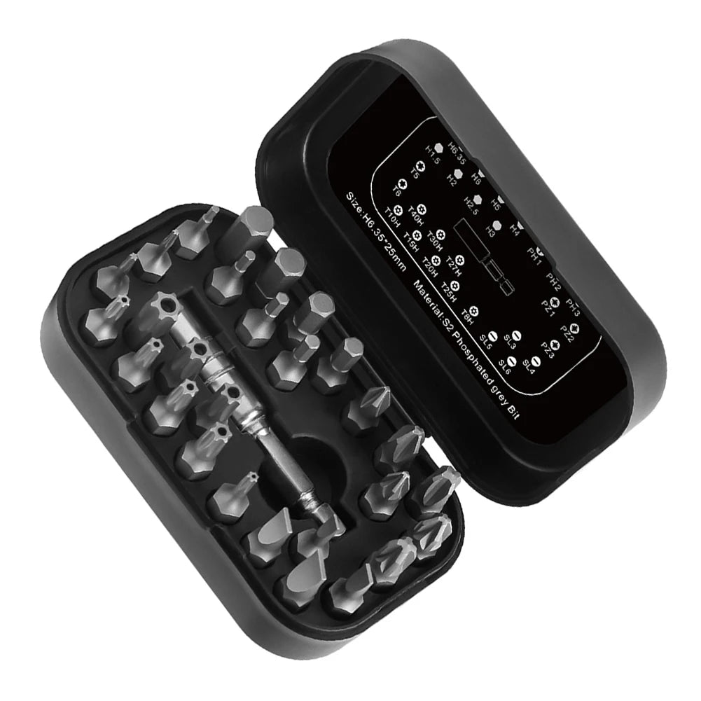 29-Piece Magnetic Screwdriver Bit Set – Home & Auto Repair Screwdriver Bit Set Axl