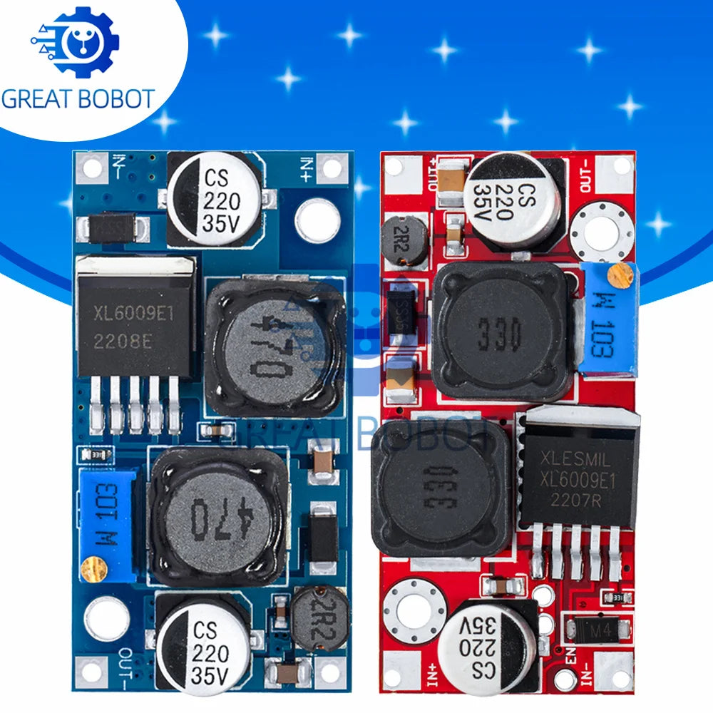 XL6019 DC-DC Buck-Boost Converter Module 20W 5-32V Adjustable DC-DC Converter Module Axl
