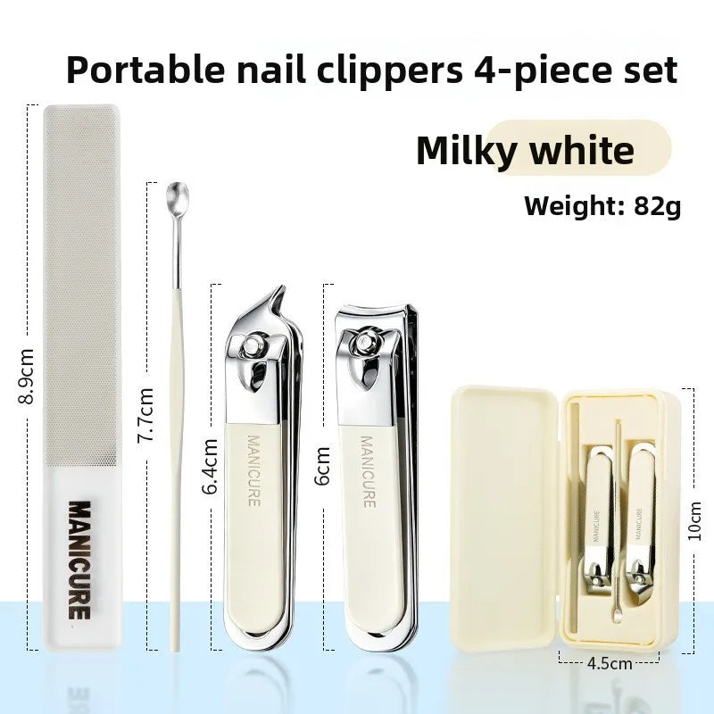 Professional Nail Clipper Set – Anti-Splash Stainless Steel Kit Nail Clipper Set Axl Small box nail clipp 1