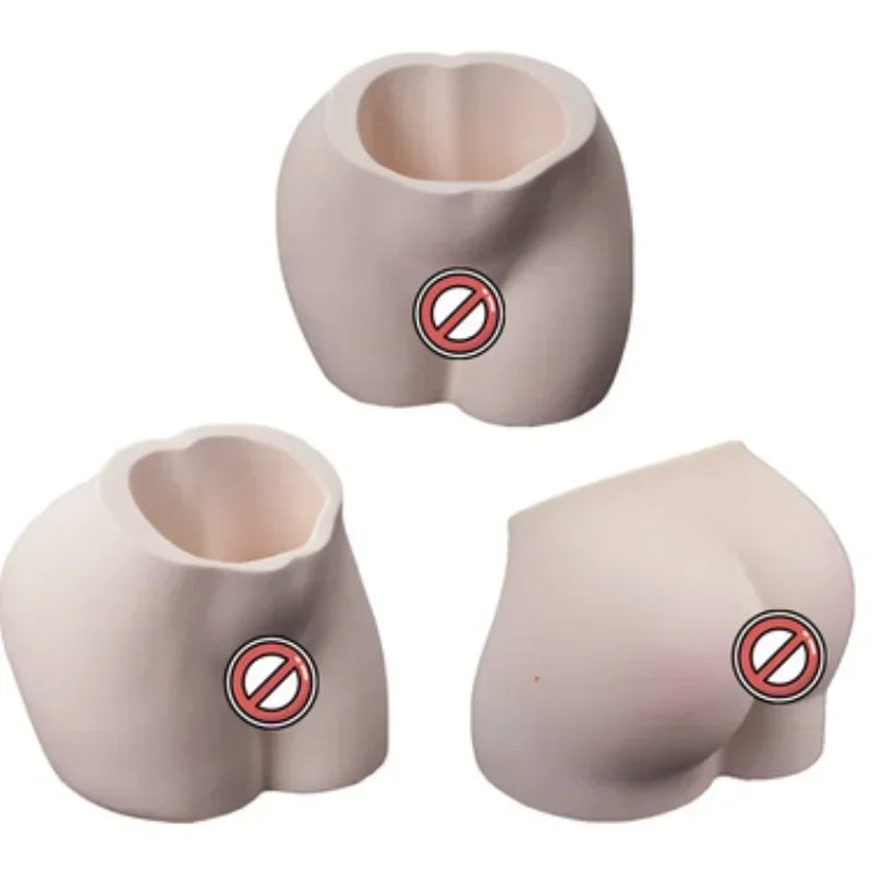 Butt Vase & Pen Holder Silicone Mold – DIY Epoxy Resin Kit Resin Craft Mold Axl