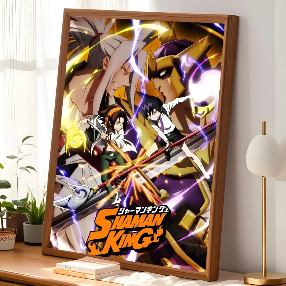 Shaman King Anime Wall Poster – Self-Stick HD Waterproof Decor Anime Wall Poster Axl