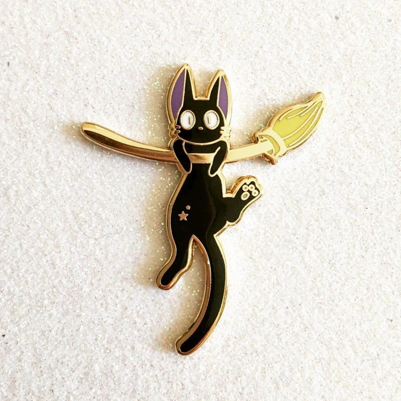 Cute Black Cat Enamel Brooch Lapel Pin – Gift for Kids & Friends Enamel Lapel Pin Axl Default Title