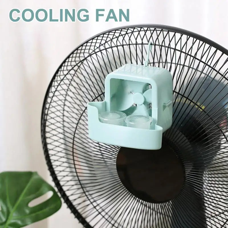 Fan Ice Cooling Attachment Box with 4 Reusable Ice Cups Fan Cooling Attachment Axl