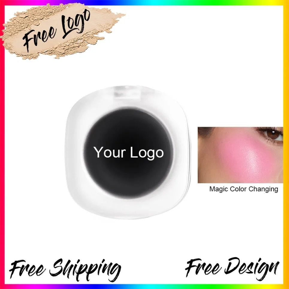 Magic Color Changing Blush Cream – Vegan Black to Pink Blusher Cream Blush Axl