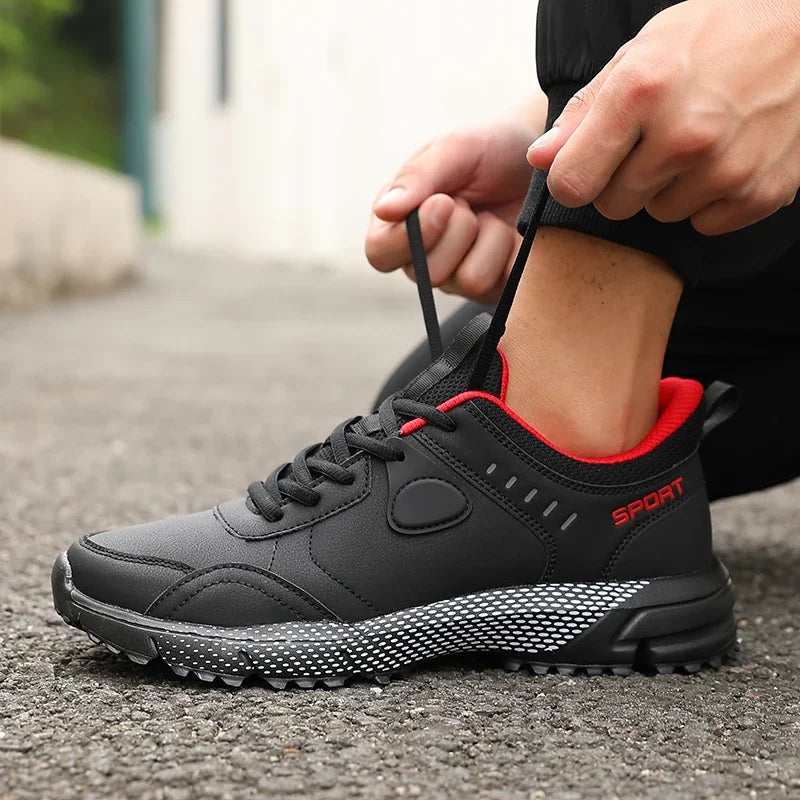 ZULIWAGN Men's Black Non-Slip Outdoor Sports Sneakers Men's Sports Sneakers Axl