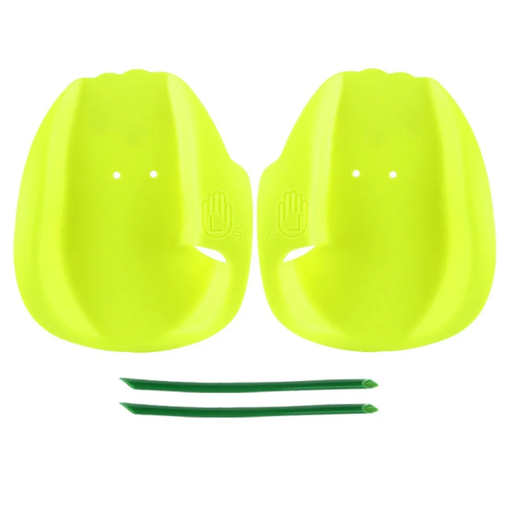 PVC Swim Hand Paddles – Adjustable Youth Swimming Training Swim Training Paddles Axl Green