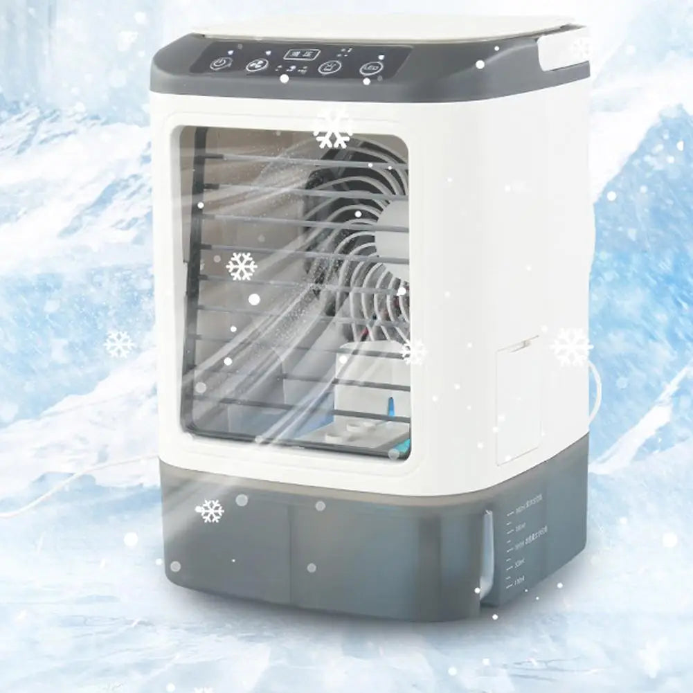 Portable USB Evaporative Air Cooler – Mist Fan & LED Light Evaporative Air Cooler Axl