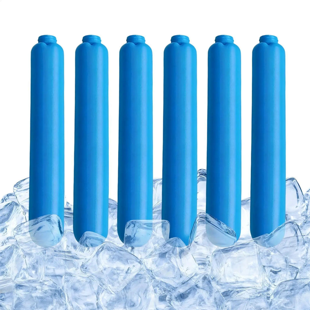 6-Pack Reusable Ice Sticks for Water Bottles & Lunch Boxes Reusable Ice Sticks Axl