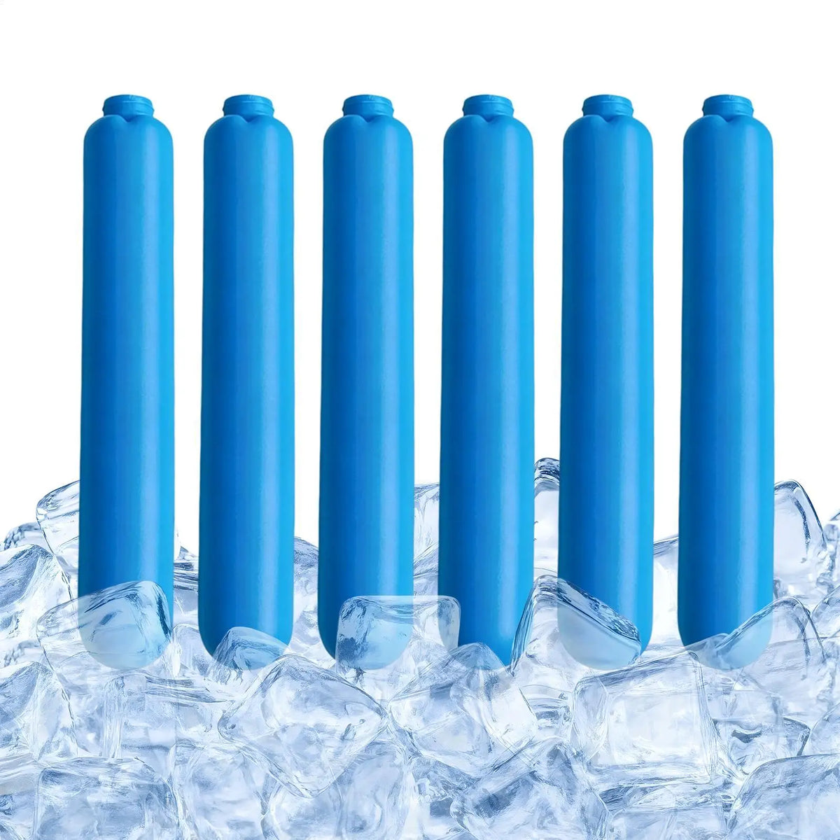 6-Pack Reusable Ice Sticks for Water Bottles & Lunch Boxes Reusable Ice Sticks Axl