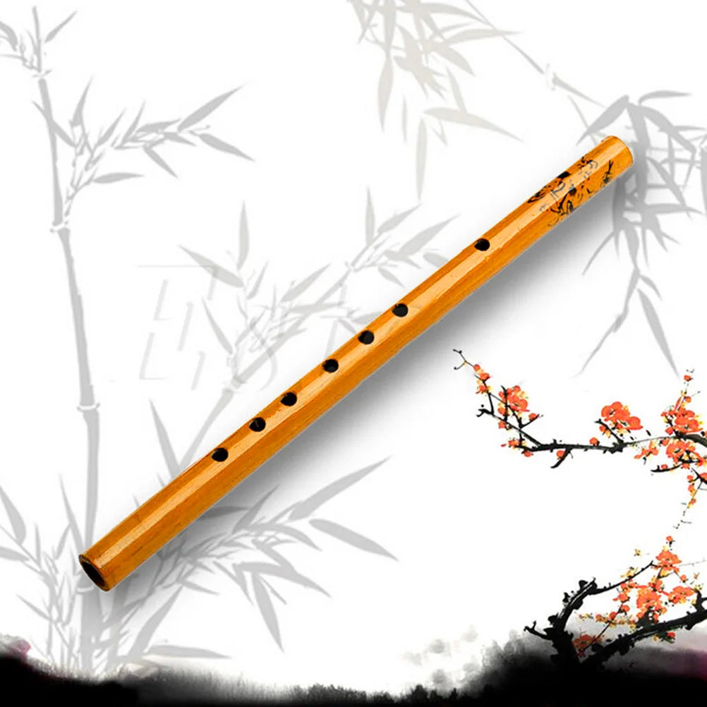 Traditional 6-Hole Bamboo Flute – Beginner Student Instrument Bamboo Flute Axl
