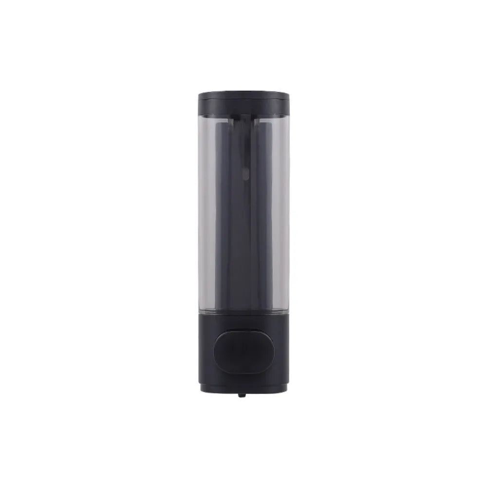 Wall-Mounted Foam Soap Dispenser – ABS Manual Pump Soap Dispenser Axl Black Single Head