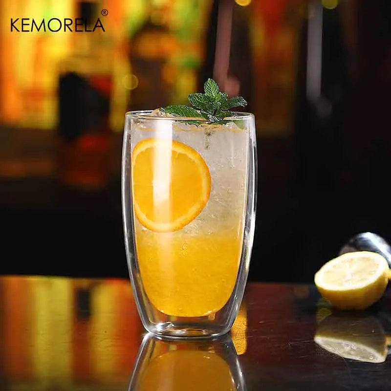 Double-Wall Heat-Resistant Glass Cup | Coffee, Tea & Whisky Double Wall Glass Cup Axl