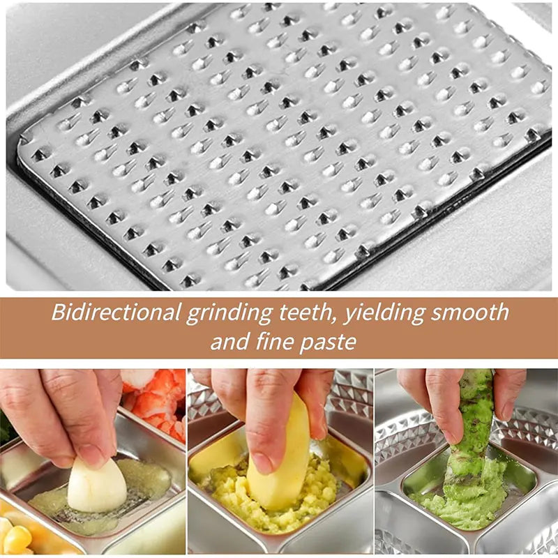Stainless Steel Colander Set – Rice Washing Bowl & Grater Kitchen Colander Set Axl