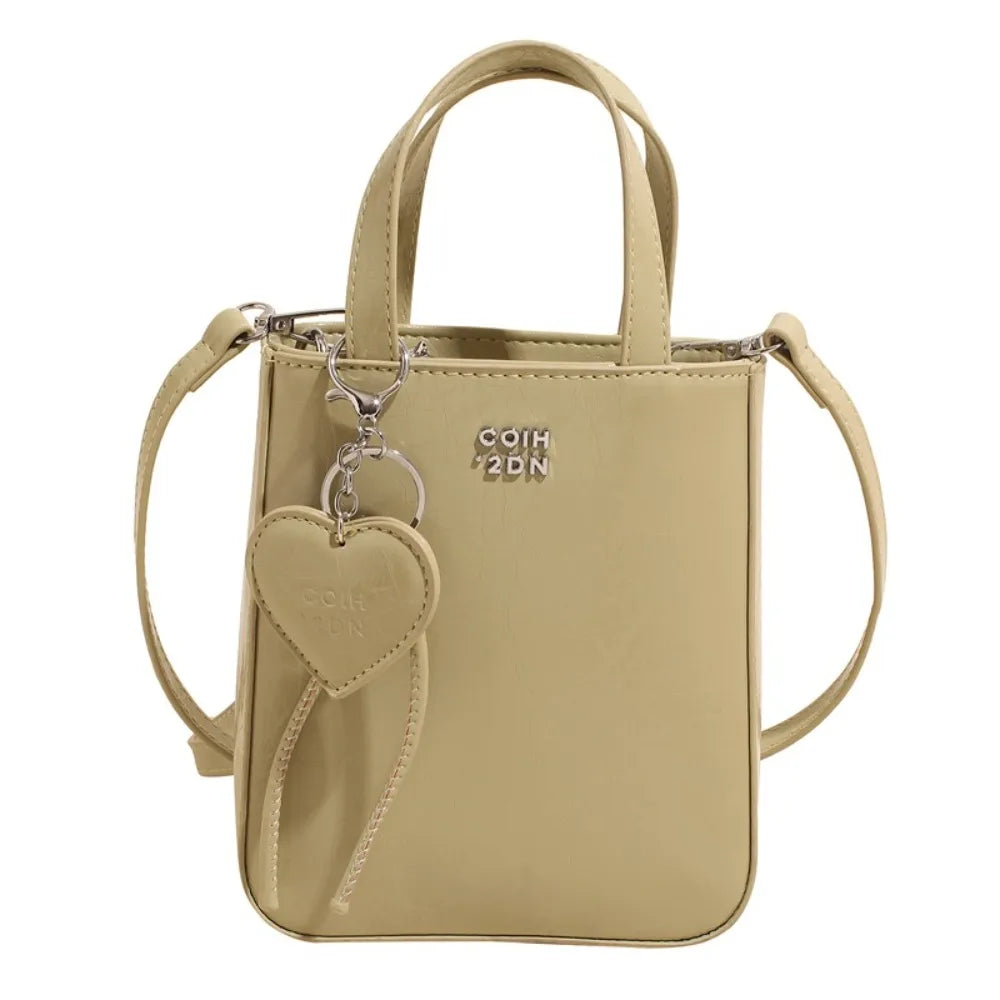 Women's PU Leather Crossbody Bag – Small Square Shoulder Purse Crossbody Shoulder Bag Axl Green
