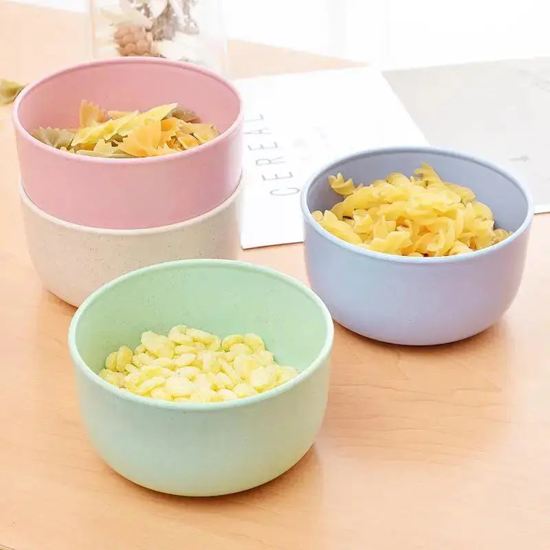 4-Piece Food-Grade Rice Bowl Set – Portable Dining Tableware Dining Bowl Set Axl