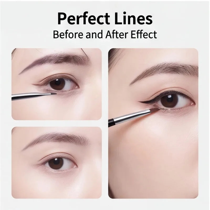 7-Piece Precision Eye Makeup Brush Set – Eyeliner & Eyebrow Eye Makeup Brushes Axl