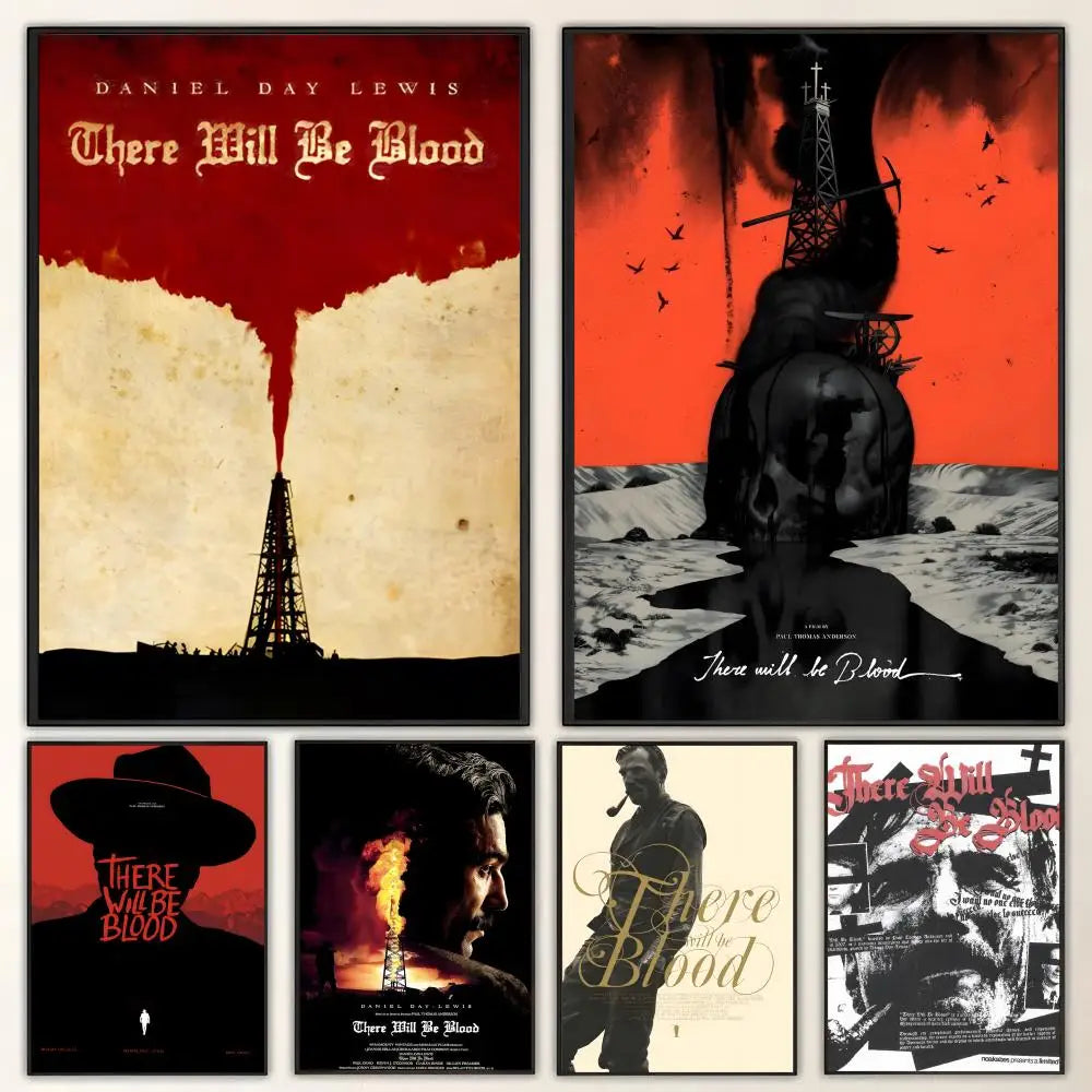 There Will Be Blood Movie Poster – HD Waterproof Wall Art Movie Wall Poster Axl