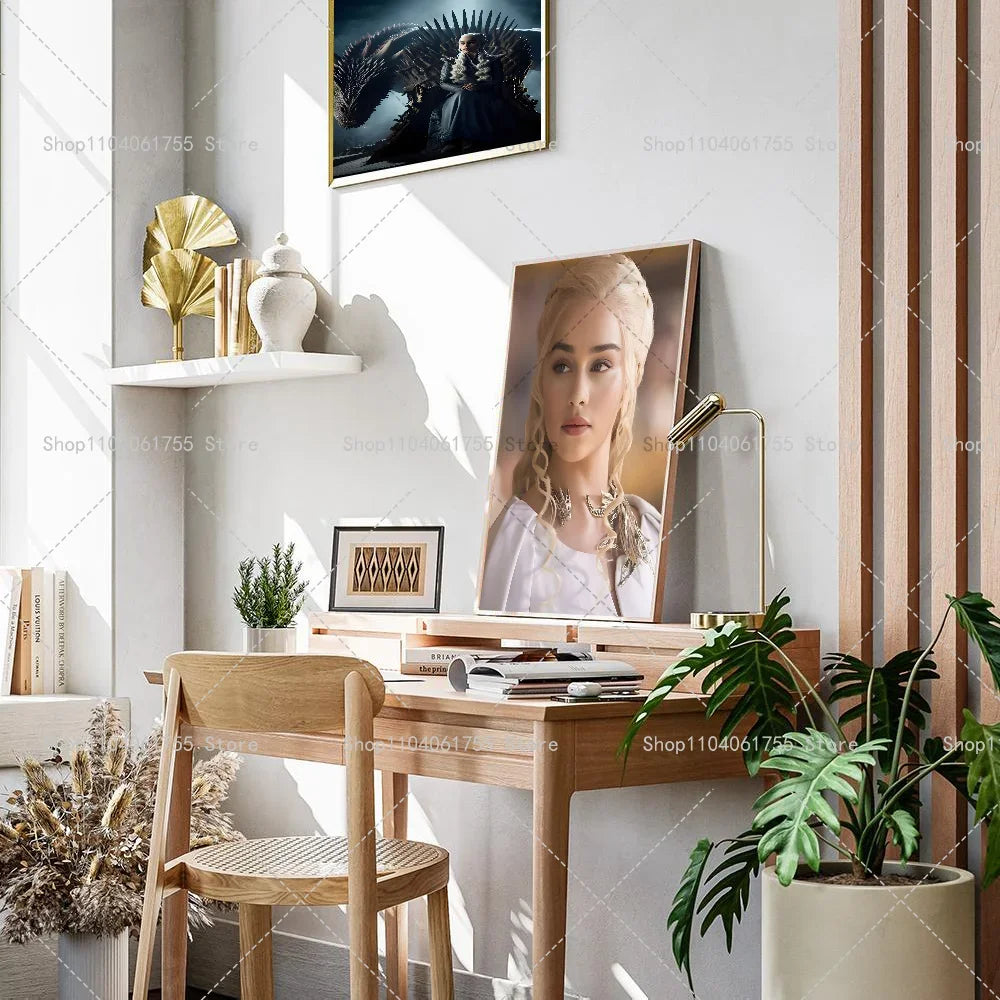 Dragon Mother Fantasy Wall Poster – Self-Adhesive Waterproof Art Wall Art Poster Axl