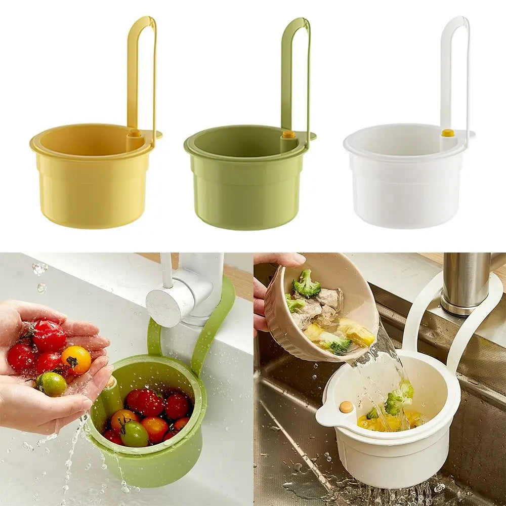 Push-Type Kitchen Sink Filter Basket – Anti-Leak Drain Strainer Sink Filter Basket Axl