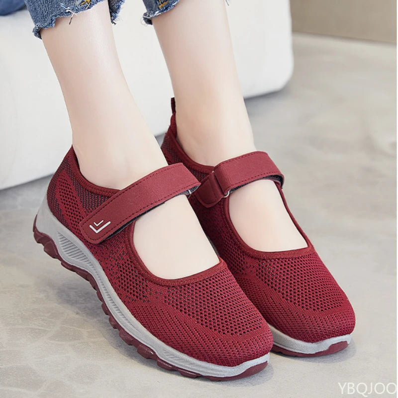 Women's Slip-On Walking Flats – Soft, Breathable & Non-Slip Women's Walking Flats Axl