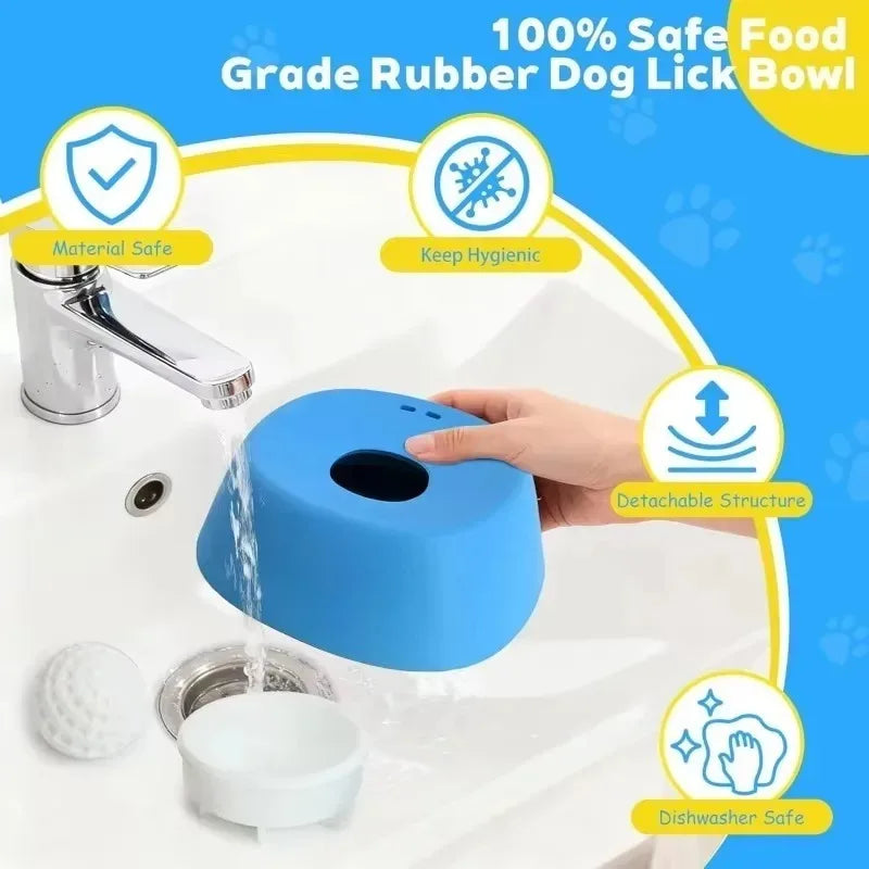 Slow Feeder Lick Bowl for Dogs & Cats – Anti-Choking Pet Bowl Slow Feeder Lick Bowl Axl