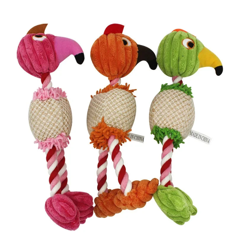Parrot Plush Dog Chew Toy – Soft Interactive Toy for Dogs Dog Chew Toy Axl