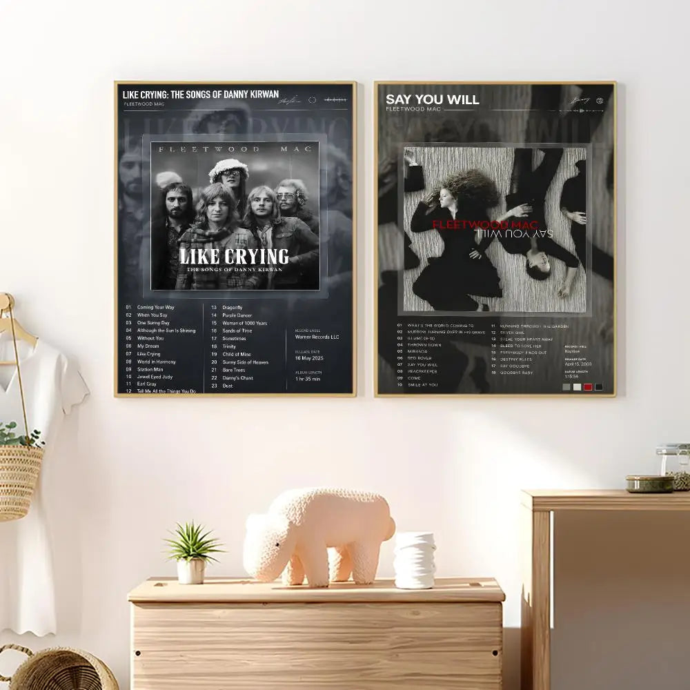 Fleetwood Mac HD Waterproof Poster Stickers | Wall Décor Decorative Wall Sticker Axl