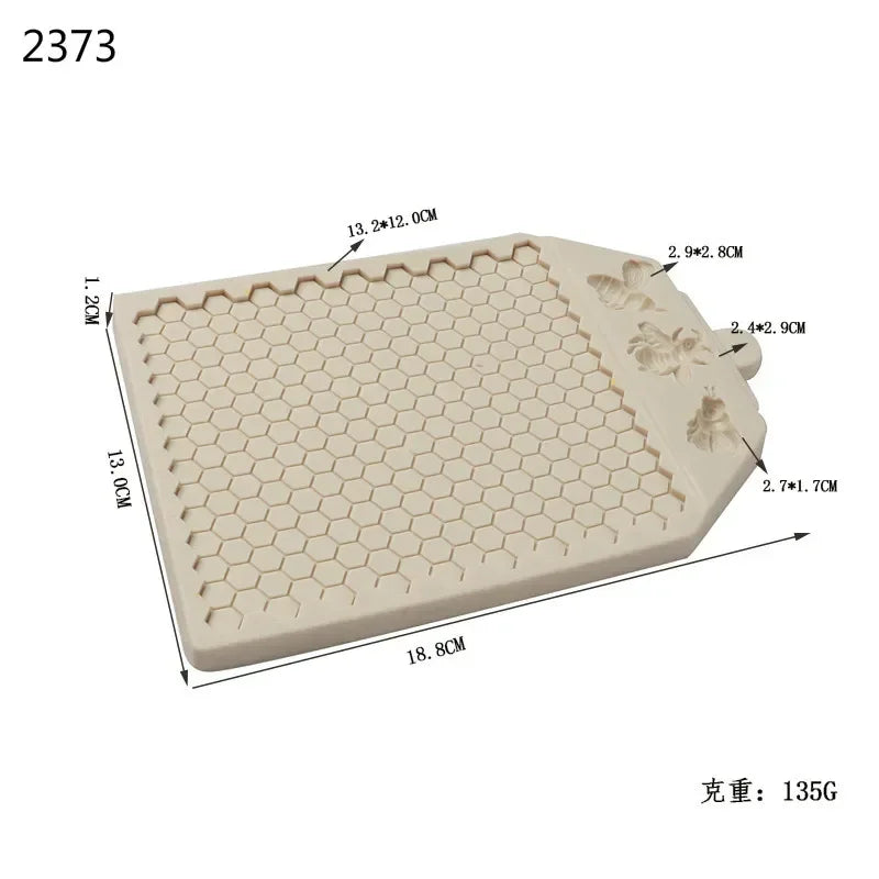Honeycomb Bee Silicone Mold – Fondant Chocolate Baking Mould Silicone Baking Mold Axl A