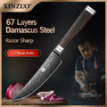 XINZUO 67-Layer Damascus Steak Knife – Ebony Handle 5.3" Damascus Steak Knife Axl Default Title