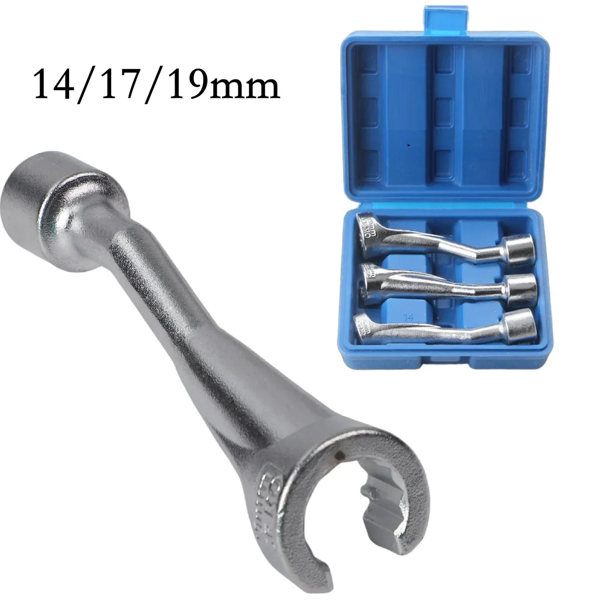 1/2" Drive Fuel Injector Socket Set 14/17/19mm – 3-Piece Fuel Injector Socket Set Axl