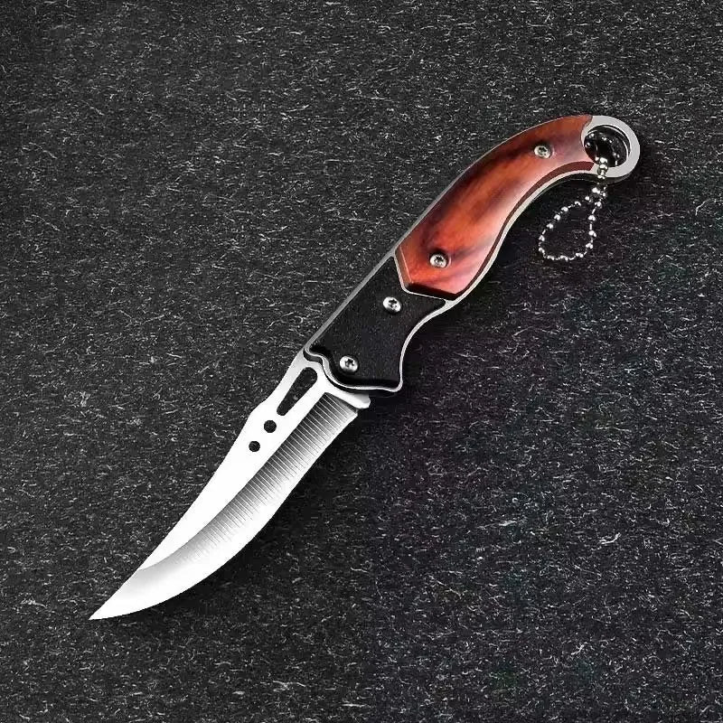 Portable Pocket Folding Knife – Stainless Steel Keychain Tool Pocket Folding Knife Axl