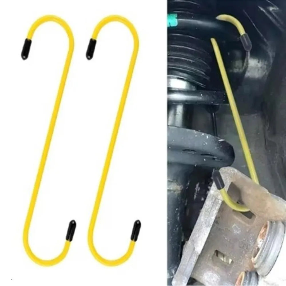 S-Shape Brake Caliper Hanger Hook with Rubber Tips | Universal Brake Caliper Hook Axl