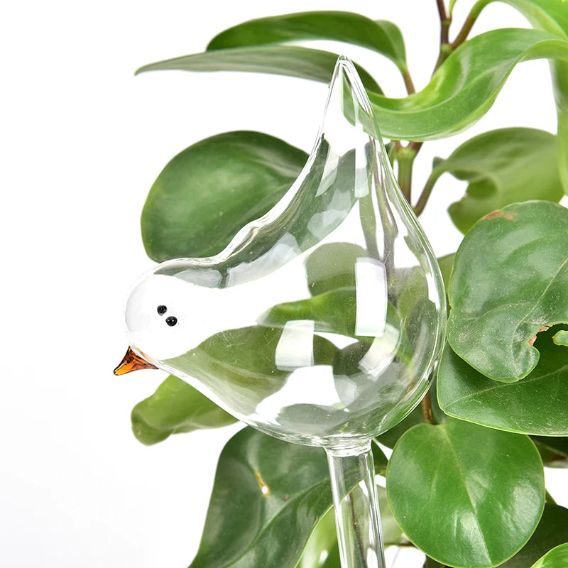 Bird-Shape Self-Watering Globe – Clear Glass Plant Waterer Self-Watering Globe Axl