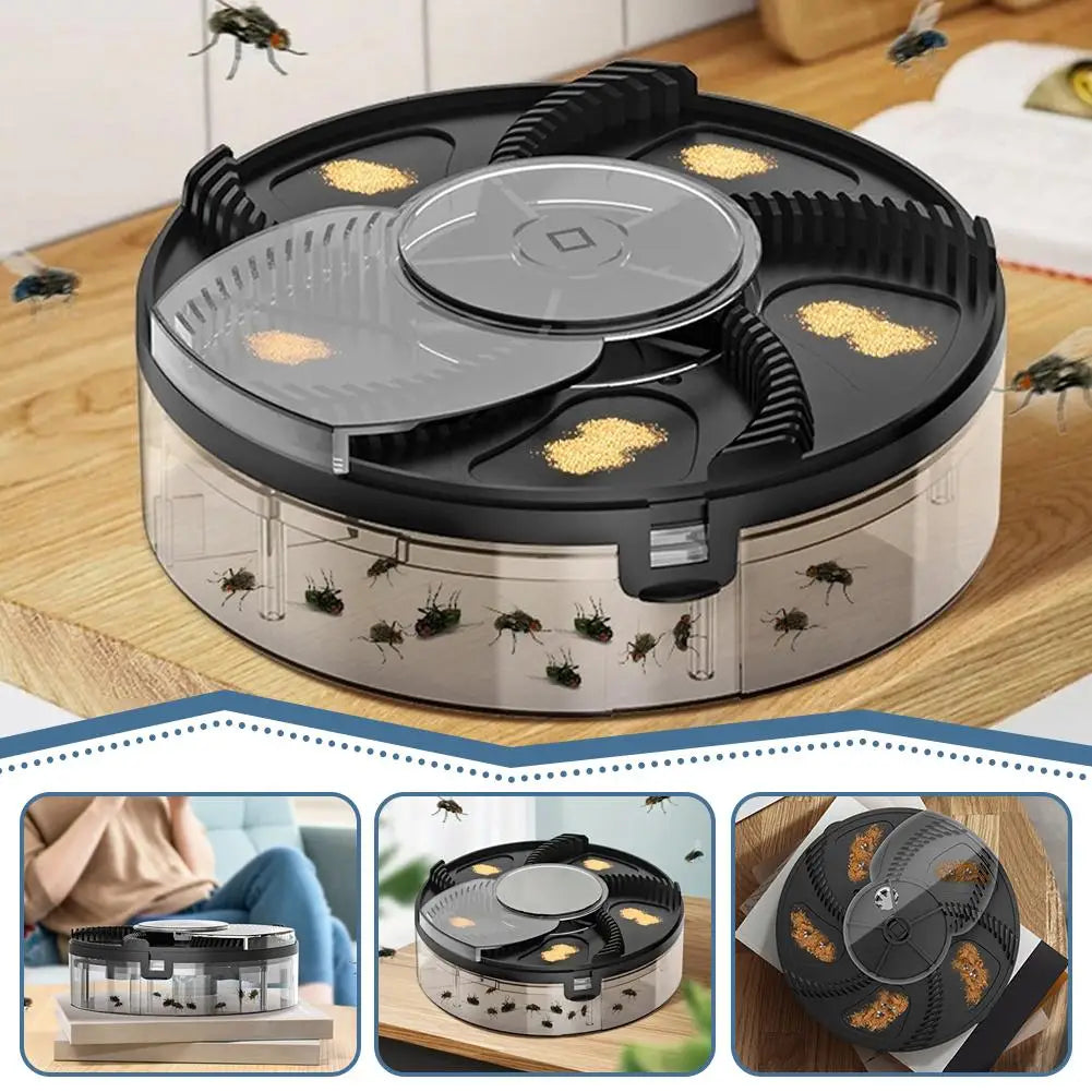 USB Electric Indoor Fly Trap – Quiet Automatic Fly Catcher Electric Fly Trap Axl