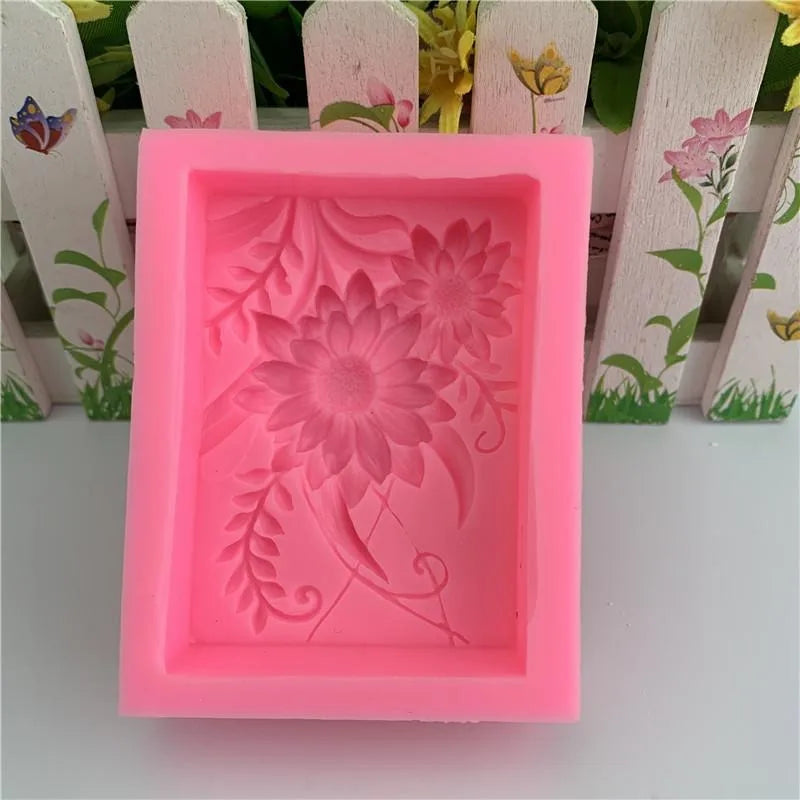 3D Rose Chrysanthemum Silicone Mold – Soap, Resin & Baking Silicone Craft Mold Axl 1pcs