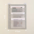Hanging File Organizer – Wall Door Pocket Chart for Office Hanging File Organizer Axl 3grid grey
