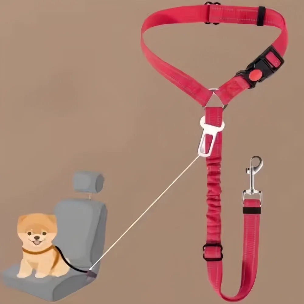 Metal Pet Car Seat Belt Clip – Heavy Duty Rust-Proof Buckle Pet Safety Clip Axl