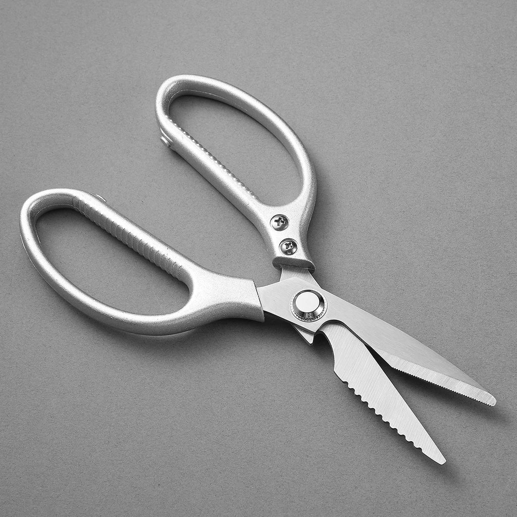 Heavy Duty Stainless Steel Kitchen Scissors | Chicken Shears Kitchen Scissors Axl Silver