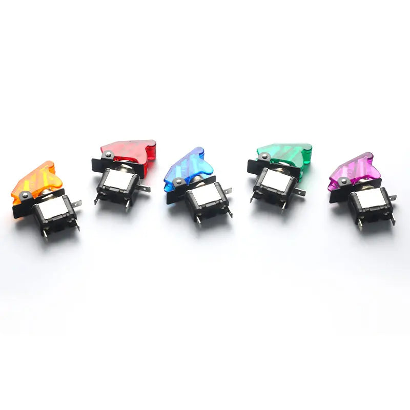 LED Toggle Switch Aircraft Flip Guard Cover – 12V Car Truck LED Toggle Switch Axl