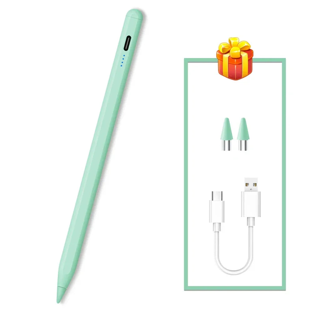 Universal Capacitive Stylus Pen – 18H Battery, Magnetic USB-C Capacitive Stylus Pen Axl Green