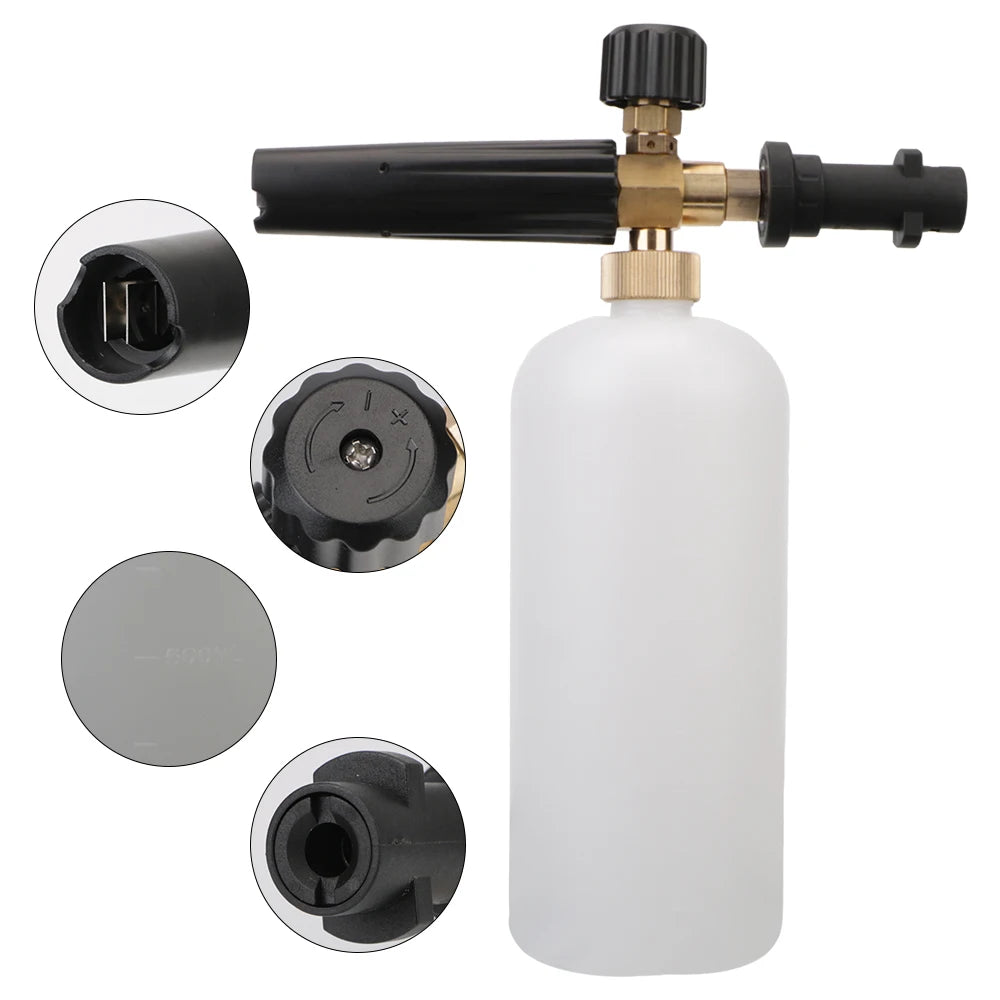 Snow Foam Lance 1L for Karcher K2–K7 | Adjustable Foam Cannon Snow Foam Lance Axl